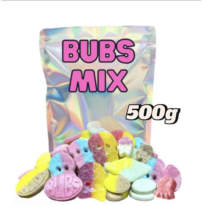 Bubs 스웨덴 스웨디시 캔디 젤리 믹스 1kg, 1개, 500g