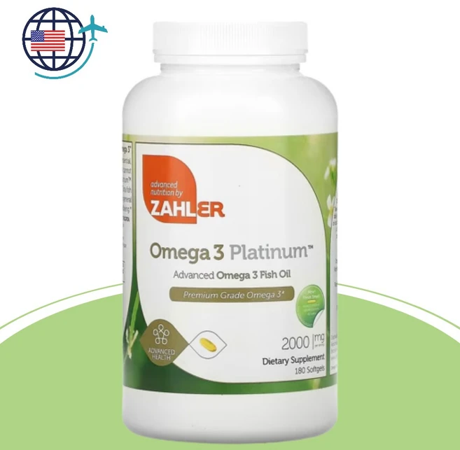 잘러 오메가 3 플래티넘 피쉬 오일 1000mg 180소프트젤, 180 Count, 1개, 180정 - 쿠팡