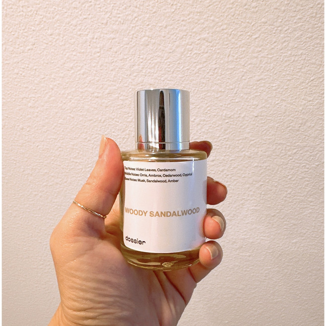 Dossier Woody Sandalwood Eau de Parfum 50ml 도시에 우디 샌달우드 남여공용 향수, 1개