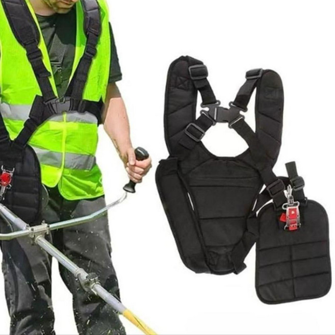 예초기 작업 조끼 어깨 보호 벨초 제초 하네스 등받이 거치 작업복 조끼