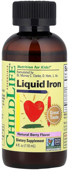차일드라이프 액상 철분 베리 맛 118ml(4fl oz), 118ml, 1개