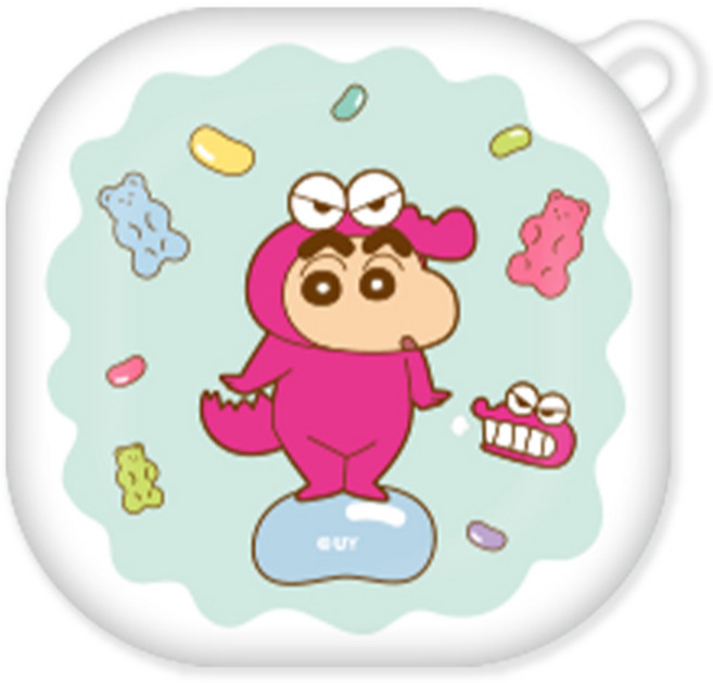 짱구 삼성 갤럭시 버즈4 / 버즈4프로 호환 하드 케이스, 1개, 디저트 젤리 짱구, 버즈4/버즈4프로 공용