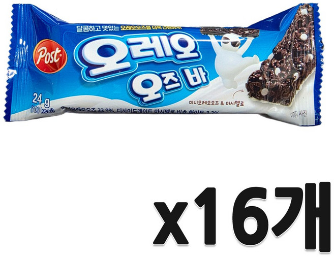 동서 포스트 오레오 오즈바 24g, 16개