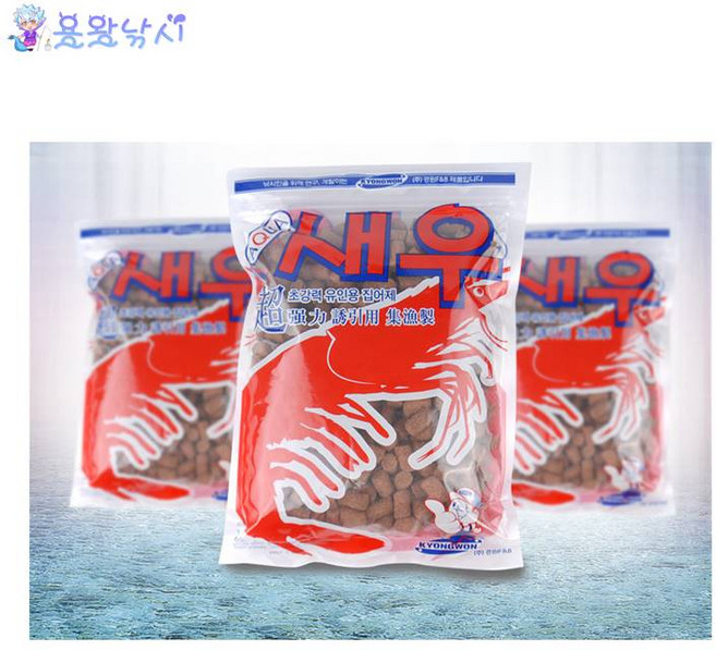 경원산업 아쿠아 새우 경원떡밥 쪼르레기 통발낚시 붕어 잉어 향어 떡밥, 1개, 310g