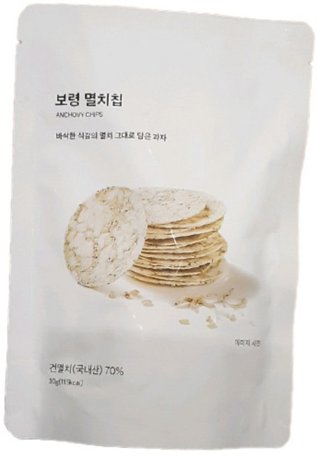 자주 보령 멸치칩, 1개, 30g
