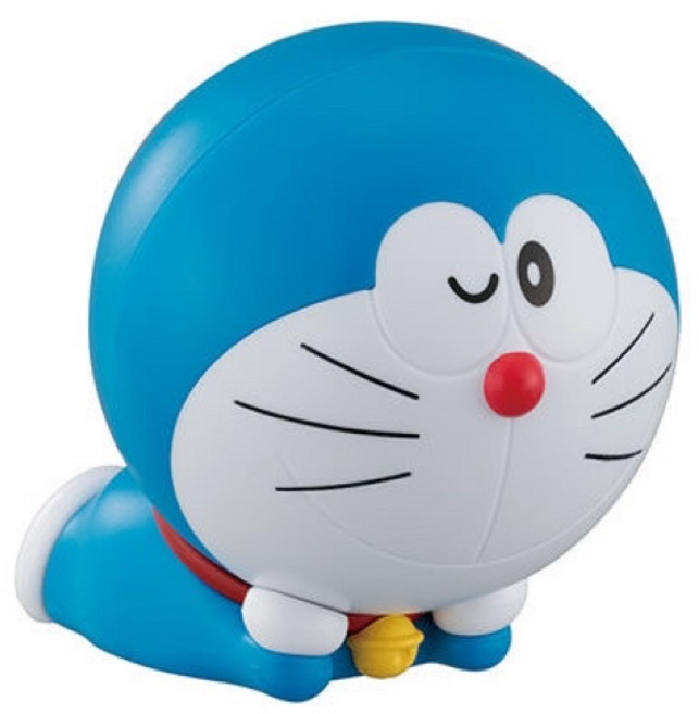BANDAI 哆啦A夢 環保扭蛋 第4.5代, 1個, 第四代-扎眼趴著