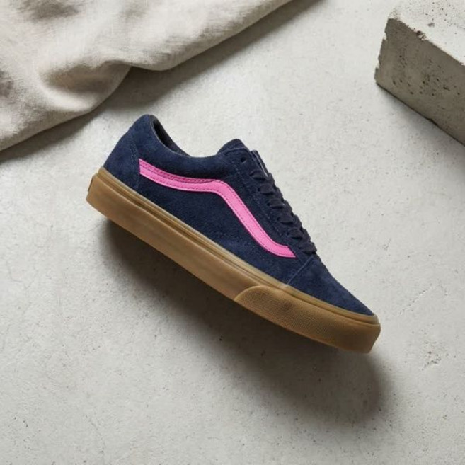 반스 신발 운동화 스니커즈 슬립온 런닝화 키높이 올드 스쿨 네이비 핑크 NAVY PINK 1688177