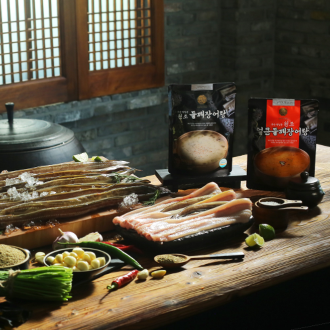 홈쇼핑 정품 신문 부산 범일동원조 들깨 장어탕 얼큰장어탕, 1세트, 4.8kg