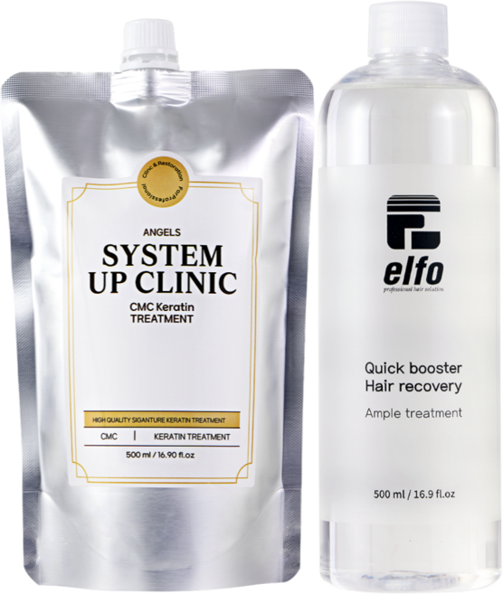 극손상 헤어팩 탄머리 복구 탈색모 관리 상한 머리 신데렐라 클리닉 머릿결좋아지는 트리트먼트1+엘포앰플1 셋트, 500ml, 1개