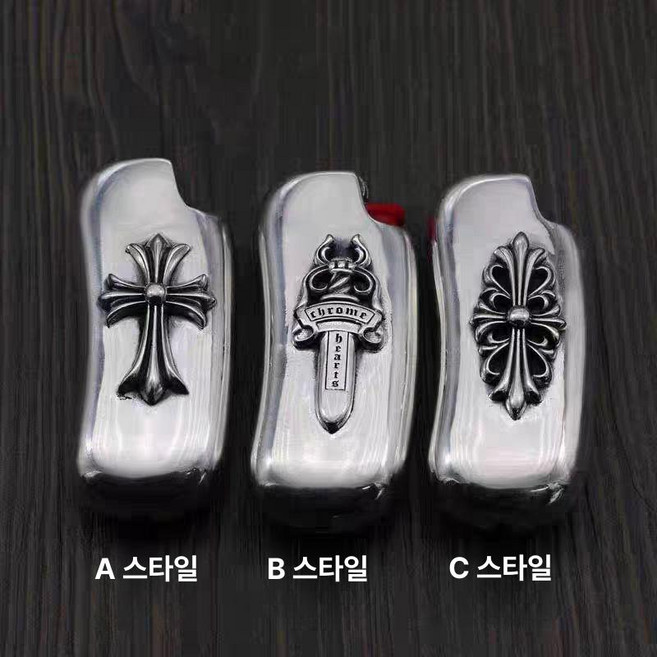S925 순은 십자가 검 라이터케이스 비즈니스 선물용 남자친구용 여자친구용