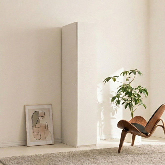 [삼익가구]원더 키큰 옷장 400, 화이트