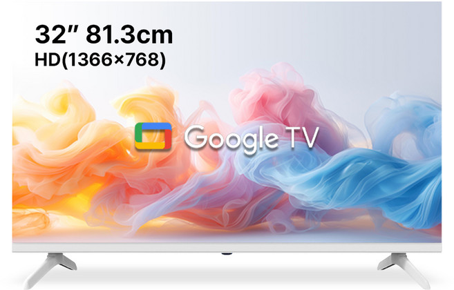 스타인즈 32인치 구글 스마트 HD TV 무빙스탠드 /삼탠바이미/중탠바이미, 고객직접설치, 스탠드형, KKZ3200SUH, 81cm