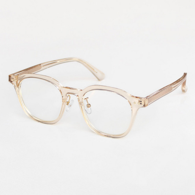 자외선차단 베이직 사각 뿔테 안경 (안경원제품)