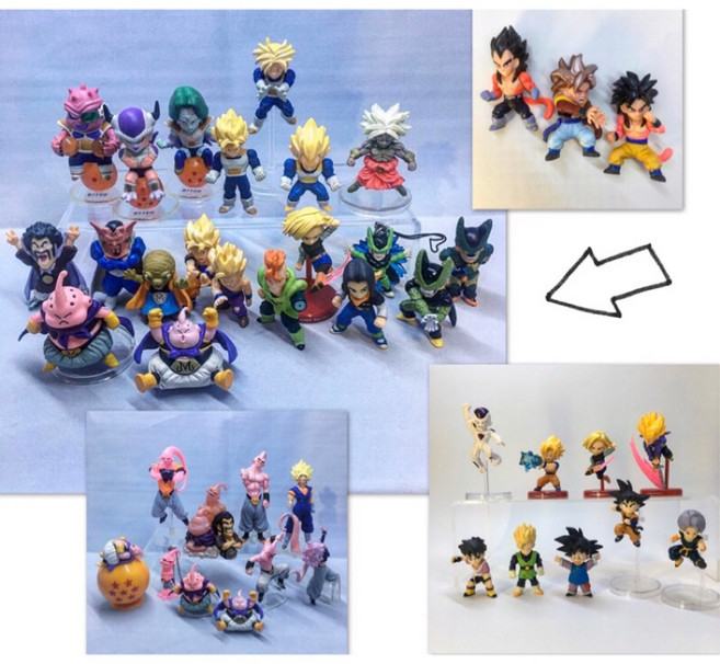 《$uper Toys》日版 七龍珠 盒玩 HG VS DG 扭蛋 轉蛋 絕版 老物 經典場景 普烏 人造人 布羅利, 1個, 22.