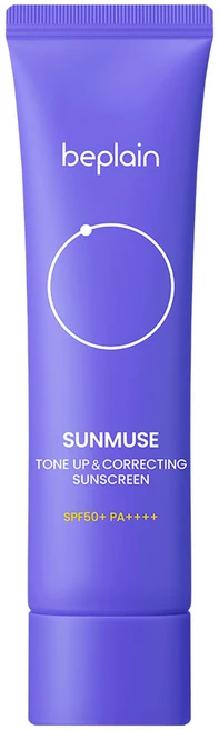 비플레인 선뮤즈 톤업 앤 코렉팅 선크림 SPF50+ PA++++, 50ml, 1개 - 쿠팡