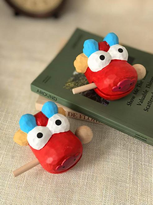 龍抬頭木魚, 如圖所示, 1個