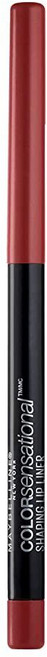 메이블린뉴욕 Maybelline Color Sensational 쉐이핑 립 라이너 셀프 샤프닝 팁 투명 1개입 142076, 150 브릭 레드