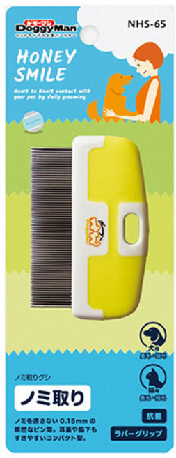 도기맨 HS허니스마일 참빗 브러쉬, 1개