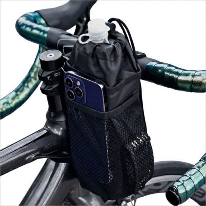[RCM] ES-07 자전거 보온보냉 물통 핸들가방 [1리터] - 물통가방 보온가방 핸드폰가방, 1개, 블랙