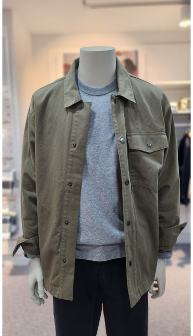 지오다노 남자 코튼 트윌 셔켓 075515