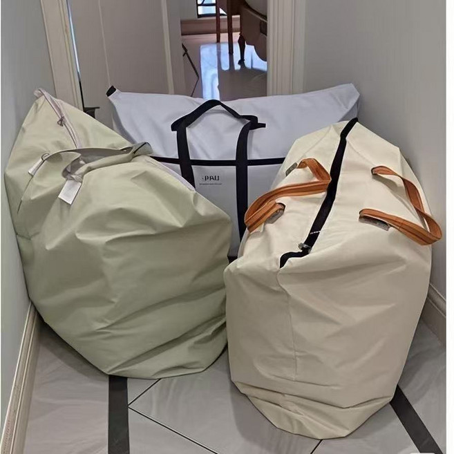 PAU 行李打包袋 防水牛津布手提大容量收納袋, 1個, 特大號【長90cm*高73cm】3個裝【顏色隨機】