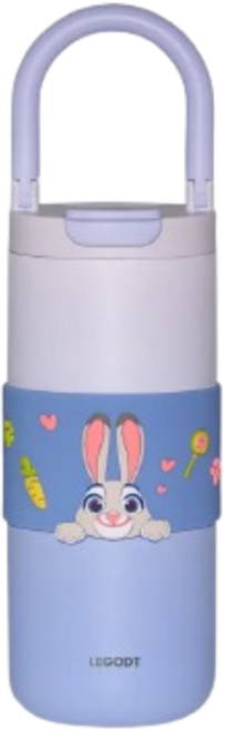 레고트 루프 텀블러 멀티 600ml 주토피아2 주디 라벤더 콜라보 어워즈 (+텀꾸 스티커), 1개