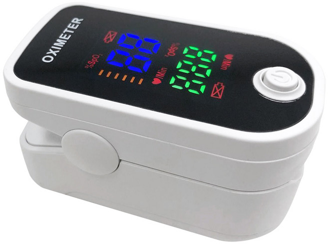 위드앤올 휴대용 칼라LED 산소포화도 측정기, 1개