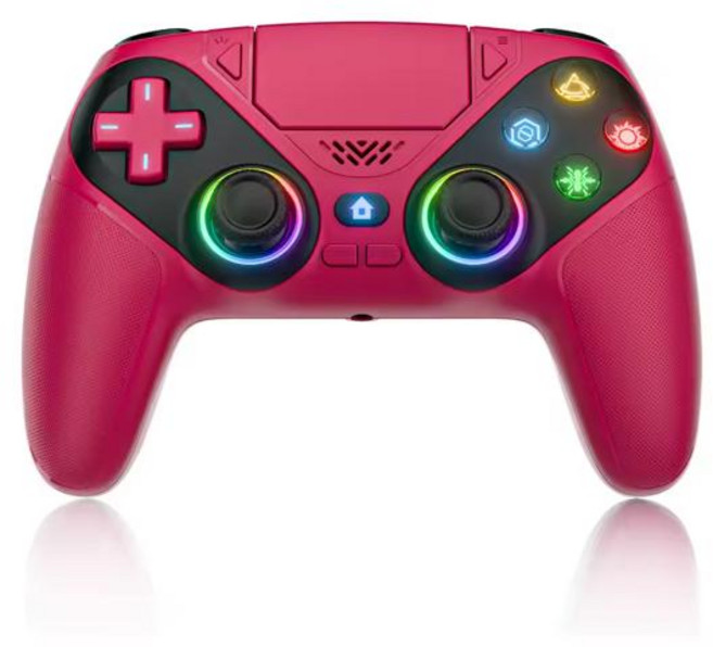 Playstation 5 무선 컨트롤러 PS5PC 콘솔 게임용 Bluetooth 게임 패드 터보 듀얼 센스 진동 프로그래밍 RGB, [01] white