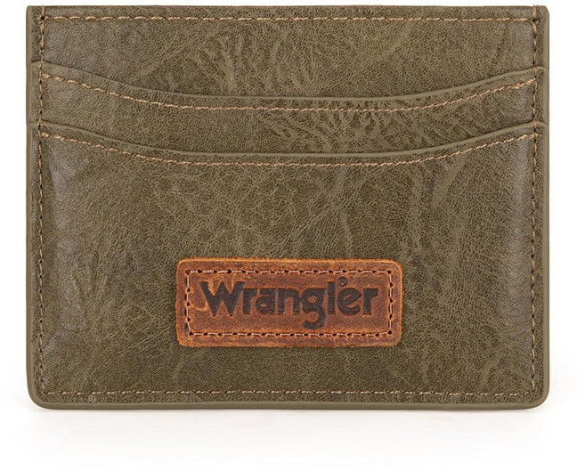 Montana West X Wrangler 여성용 소형 신용 카드 홀더 RFID 차단 지갑 그레이스풀-그레이 패션 146614 7981871482