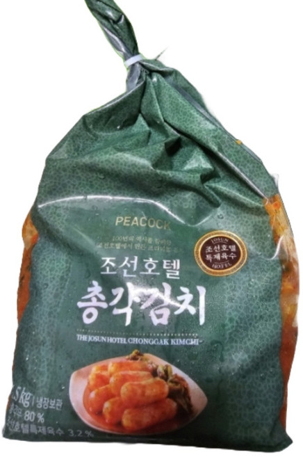 피코크 조선호텔 총각김치, 1.5kg, 2개