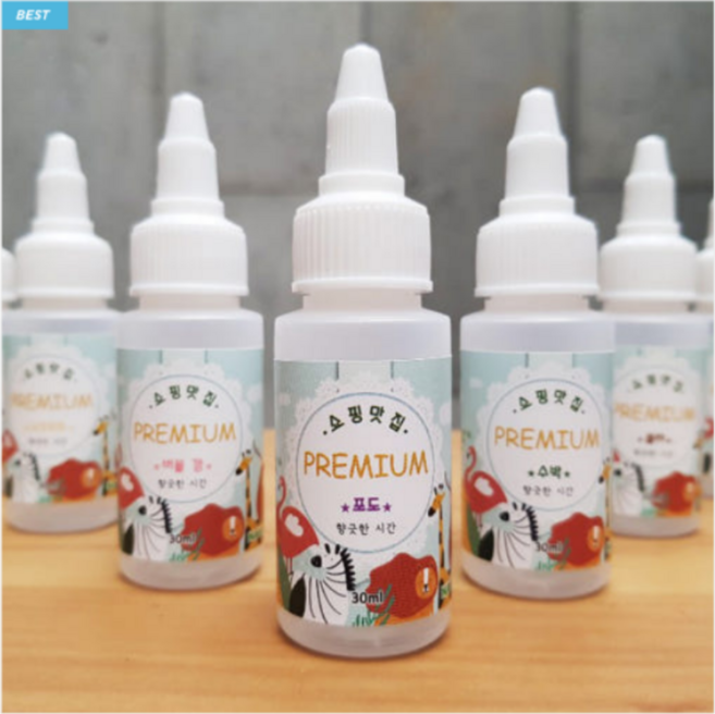 [쿠팡]슬라임향료 식품첨가물 액상향료 30g60g100g, 60g, 선택05.청포도, 1개