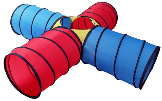 이도스포츠 체육터널 빅 사이즈 십자터널 + 가방포함 248 x 46 cm 1개, 삼색