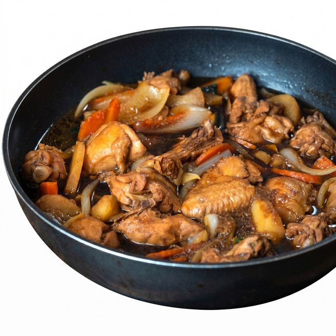 [5분완성]순살만 안동찜닭 700g 2인분/간장 매운 로제맛 카레크림맛, 1개