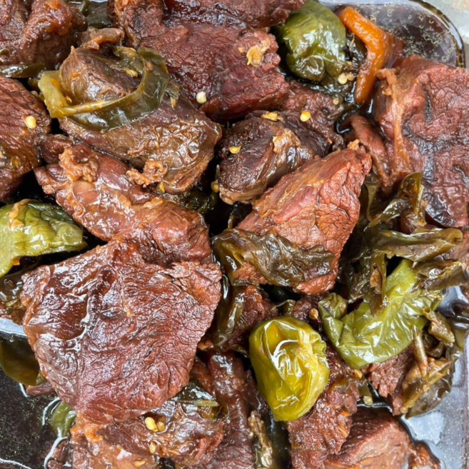 [다복이네] 소고기 장조림 매운고추와 찰떡궁합 한번맛보면 계속 생각나게하는맛, 1개, 500g