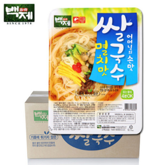 백제 즉석쌀국수, 92g, 30개