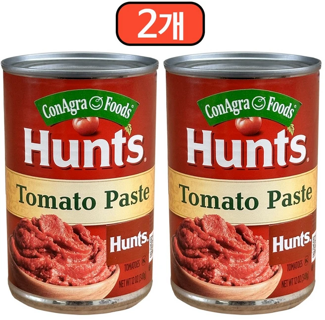 콘아그라 헌트 토마토 페이스트, 2개, 340g - 쿠팡