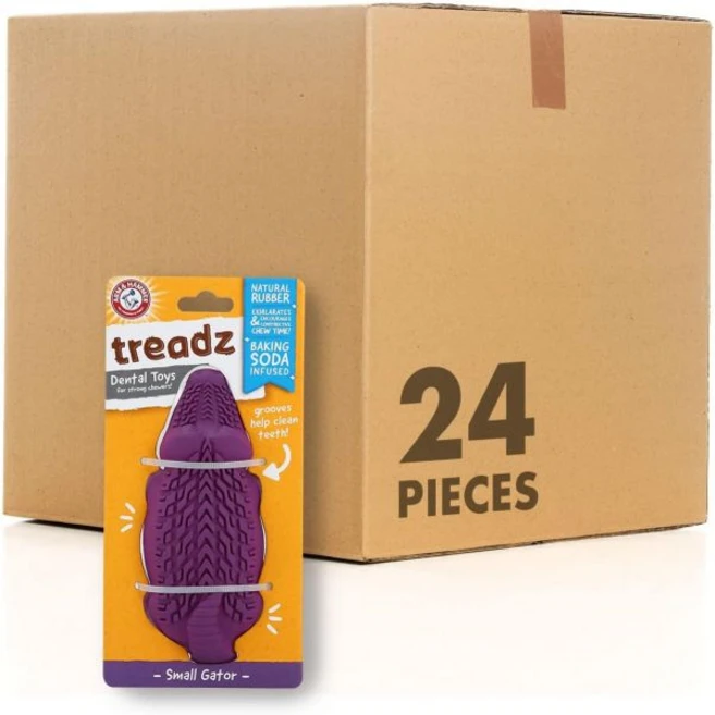 애완동물용 암 앤 해머 슈퍼 트레드즈 고릴라 반려견용 치과용 츄 장난감 장난감은 칫솔질 없이 치태와 치석 축적 감소 최대 35파운드 안전, 1개 - 쿠팡