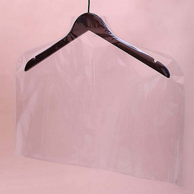 드레스룸 정리 PVC 투명 옷커버 소/대 비닐 의류커버 먼지보호 옷보관, 여성하프, 1개, 1개입