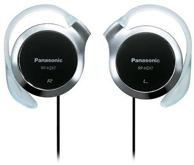 파나소닉 오픈에어 다이내믹 스테레오 이어폰, RP-HZ47, 블랙