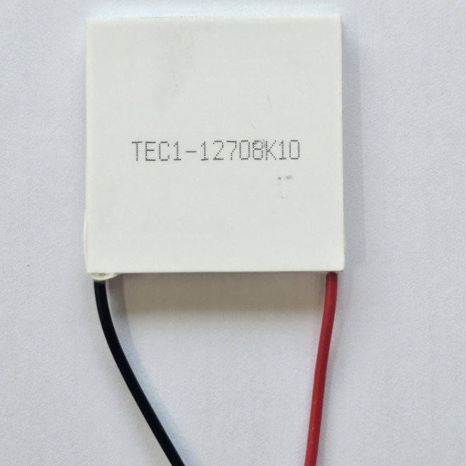 펠티어소자 TEC1-12708K10 열전소자 냉각모듈 - DC 12V 8A - 40x40mm 고성능 수냉 쿨러 냉각판, 1개