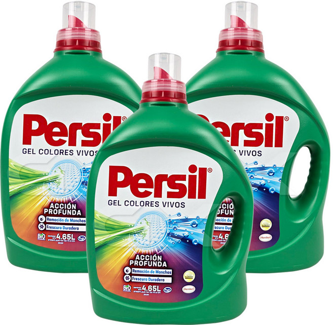 퍼실 젤 컬러 세제 본품, 4.65L, 3개
