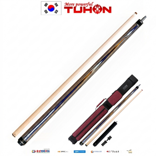 옥션빌리어드 투혼큐 TV-600DB 3C 당구 전문가용 개인큐대 당구큐대, 1개, Dymond