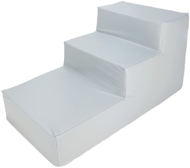 8DECO 강아지계단 PU방수 연그레이 방수 CLG (스폰지포함), 연그레이 방수-3단, 1개