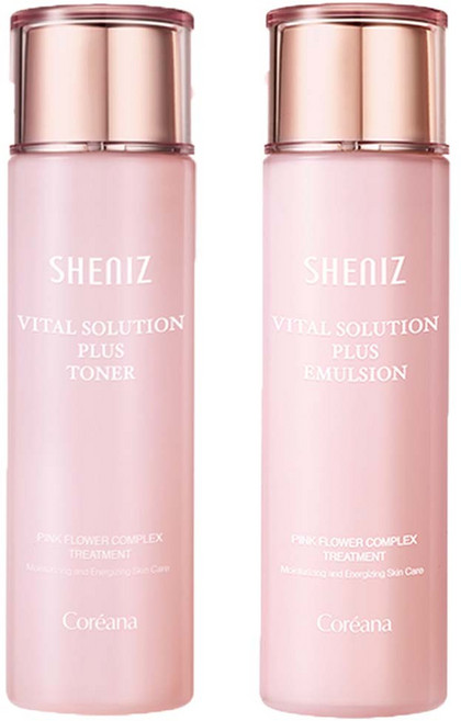 코리아나 바이탈 플러스 탄력강화 스킨 토너 150ml+에멀젼 150ml, 2개, 150ml