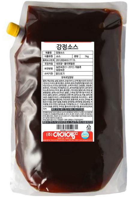 아이엠소스 닭강정소스 꿀강정, 1kg, 1개
