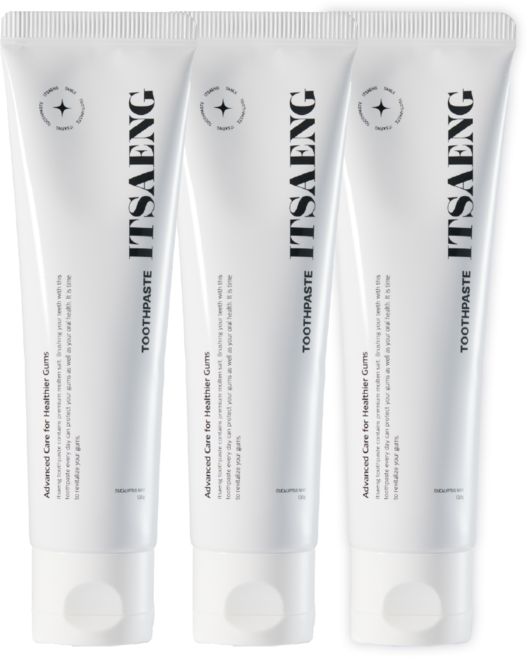 차올잇 잇생치약 잇몸내려앉음 치경부마모 풍치 예방 고순도 소금치약 3개입 1SET, 120g, 3개