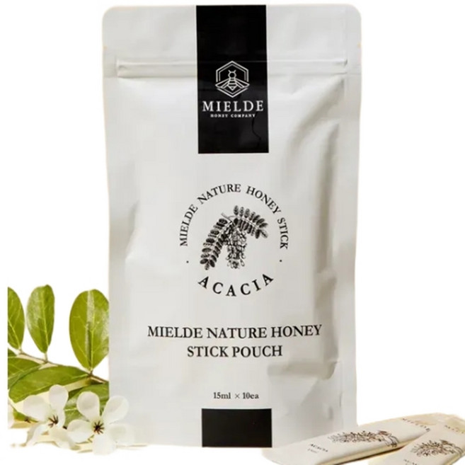 미엘드 국산벌꿀 허니스틱 파우치 아카시아꿀 15ml x 10포, 10g, 1개