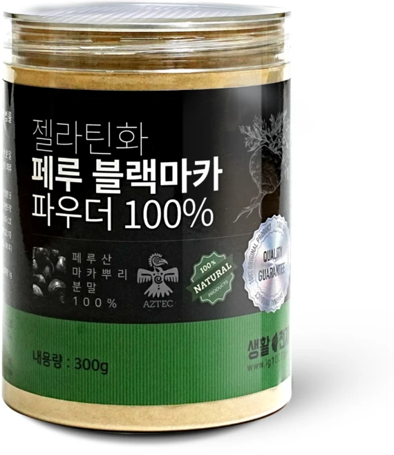 페루산 골드 마카 루트 분말 5개월분 가루 페루의 산삼 아르기닌 maca, 1개, 300g - 쿠팡