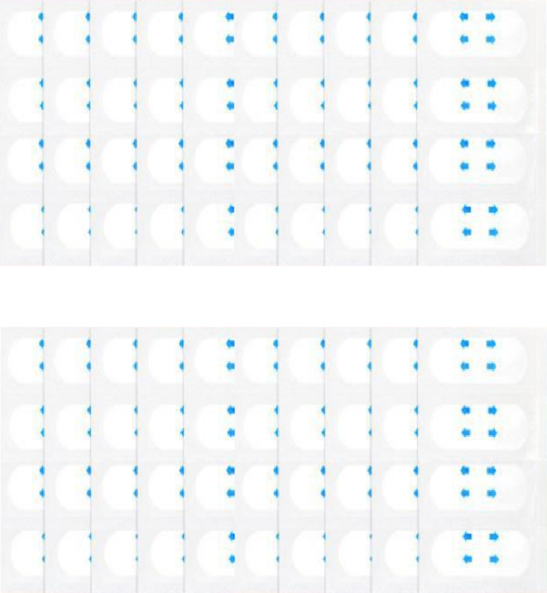 키넬 얼굴 테이프 턱살 턱선 패치 1+1, 80개