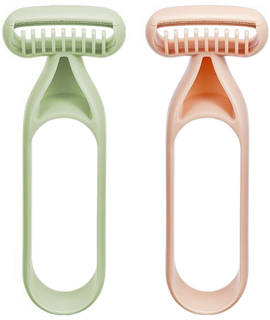 여성 민감성 피부용 저자극 겨드랑이 y존 비키니라인 휴대용 제모기, 1개, 1개입